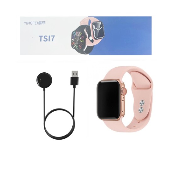 SMARTWATCH YINGFEI TS17 45MM PINK SMARTWATCH YINGFEI TS17 45MM PINK